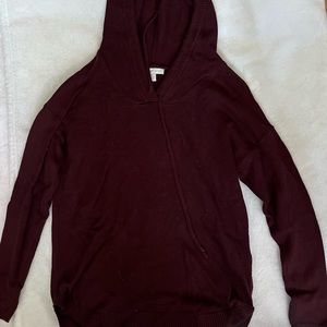 New York and Company XS Maroon light sweatshirt